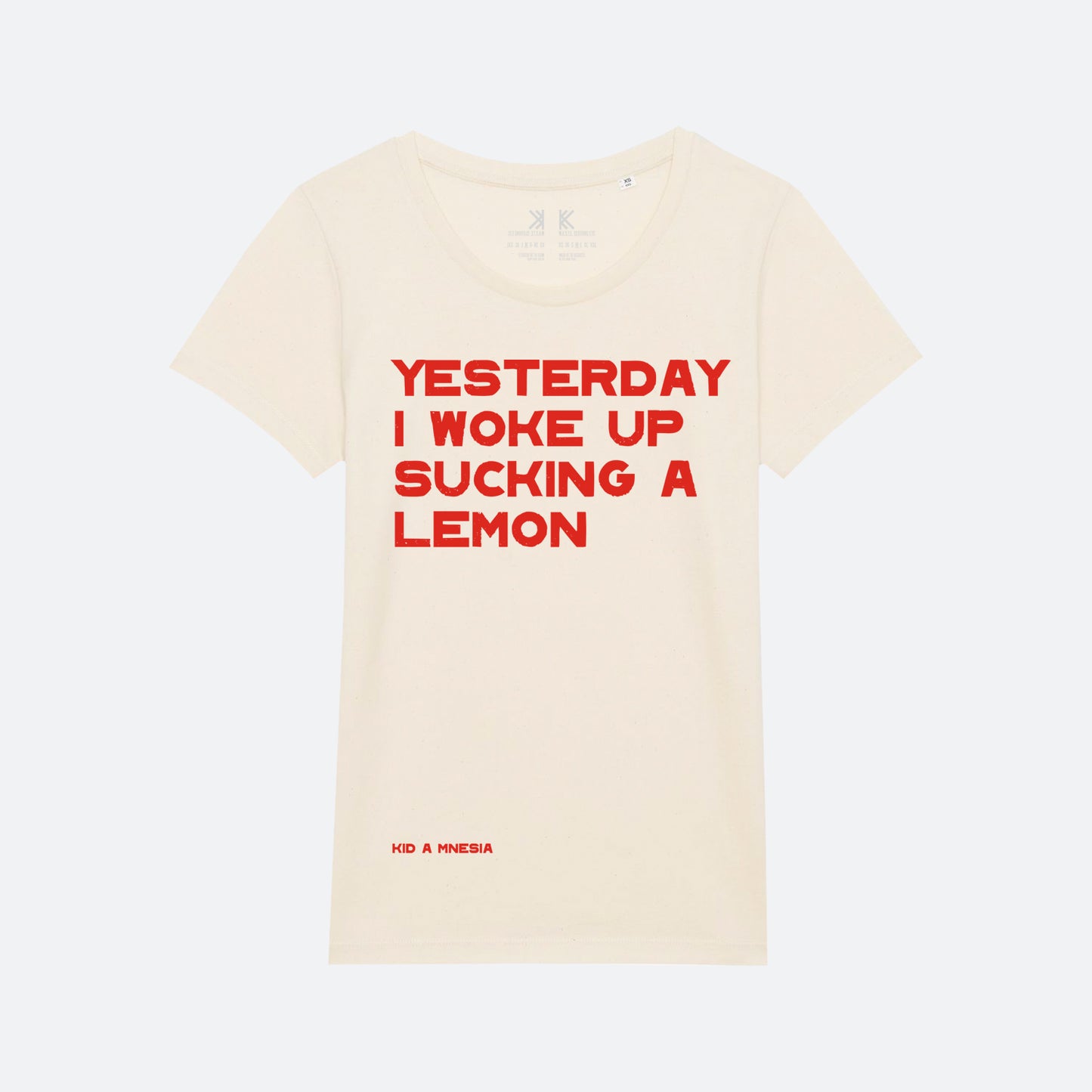 IN IT'S RIGHT PLACE NATURAL FEMALE FIT T-SHIRT