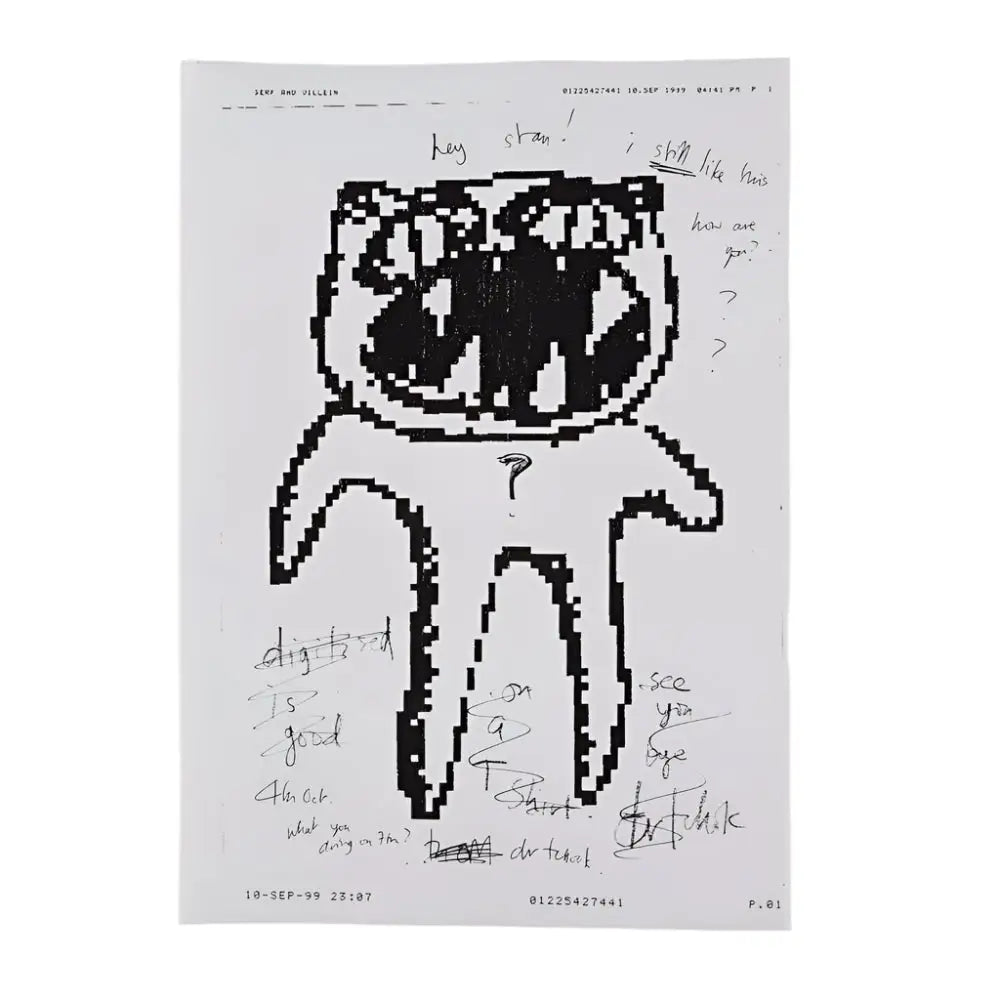 A4 Bitmap Bear Sketchbook Other Merchandise