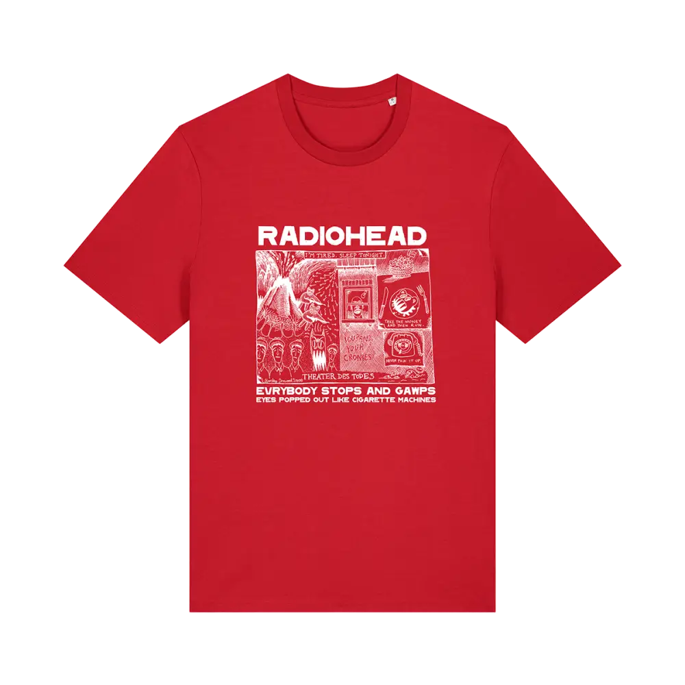 GAWPS T-SHIRT - Red / Small - Misc