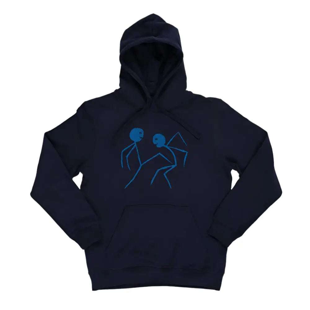 Kicking Navy Hoodie Other Merchandise