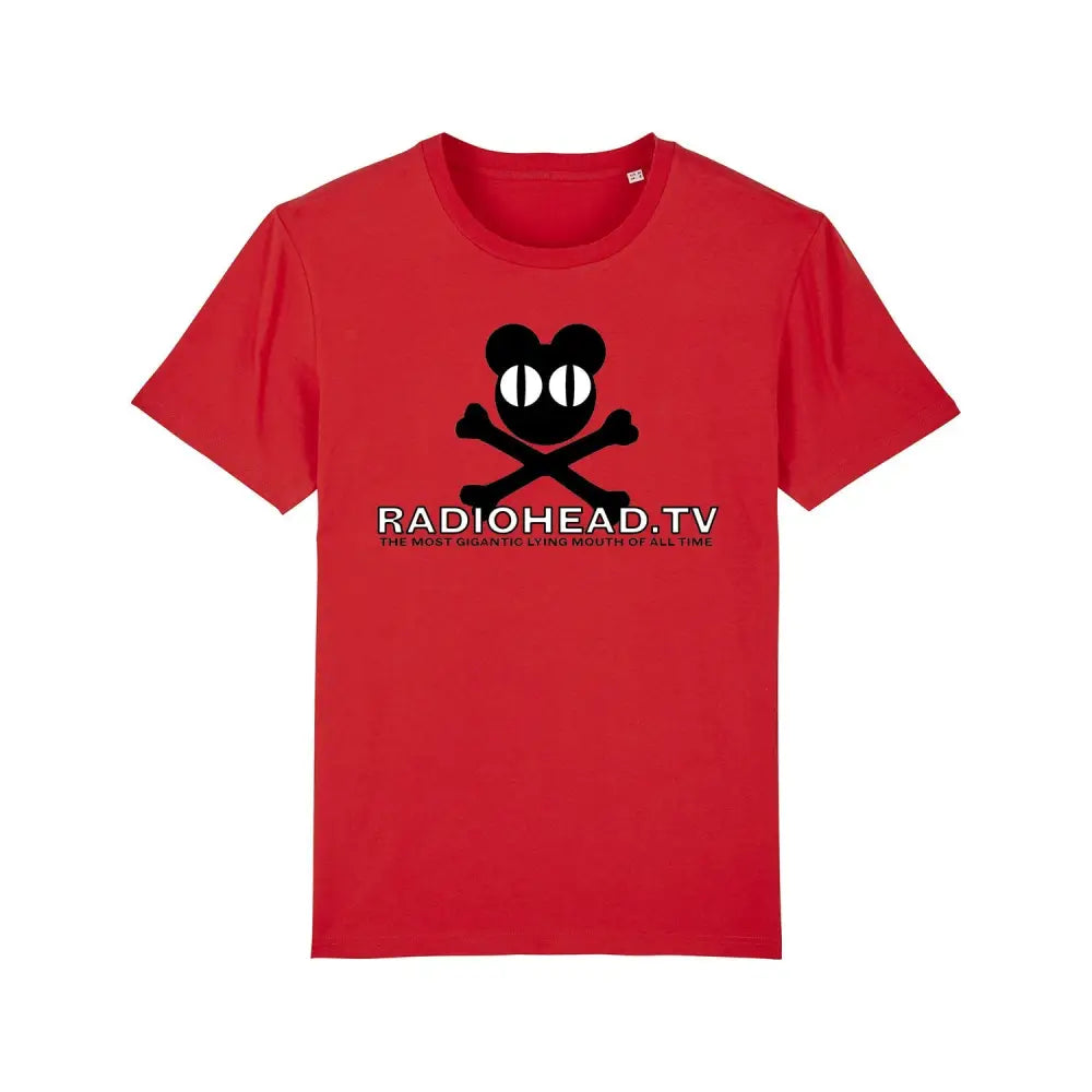 RADIOHEAD TV T-SHIRT - Red / X-Small - Misc