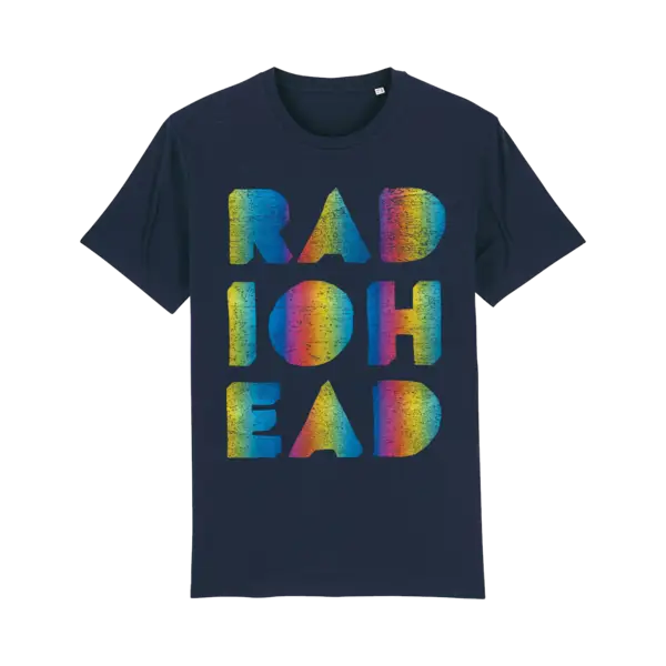 RAINBOW CUTOUT T-SHIRT - French Navy / X-Small - Misc