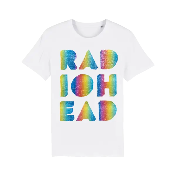 RAINBOW CUTOUT T-SHIRT - White / X-Small - Misc