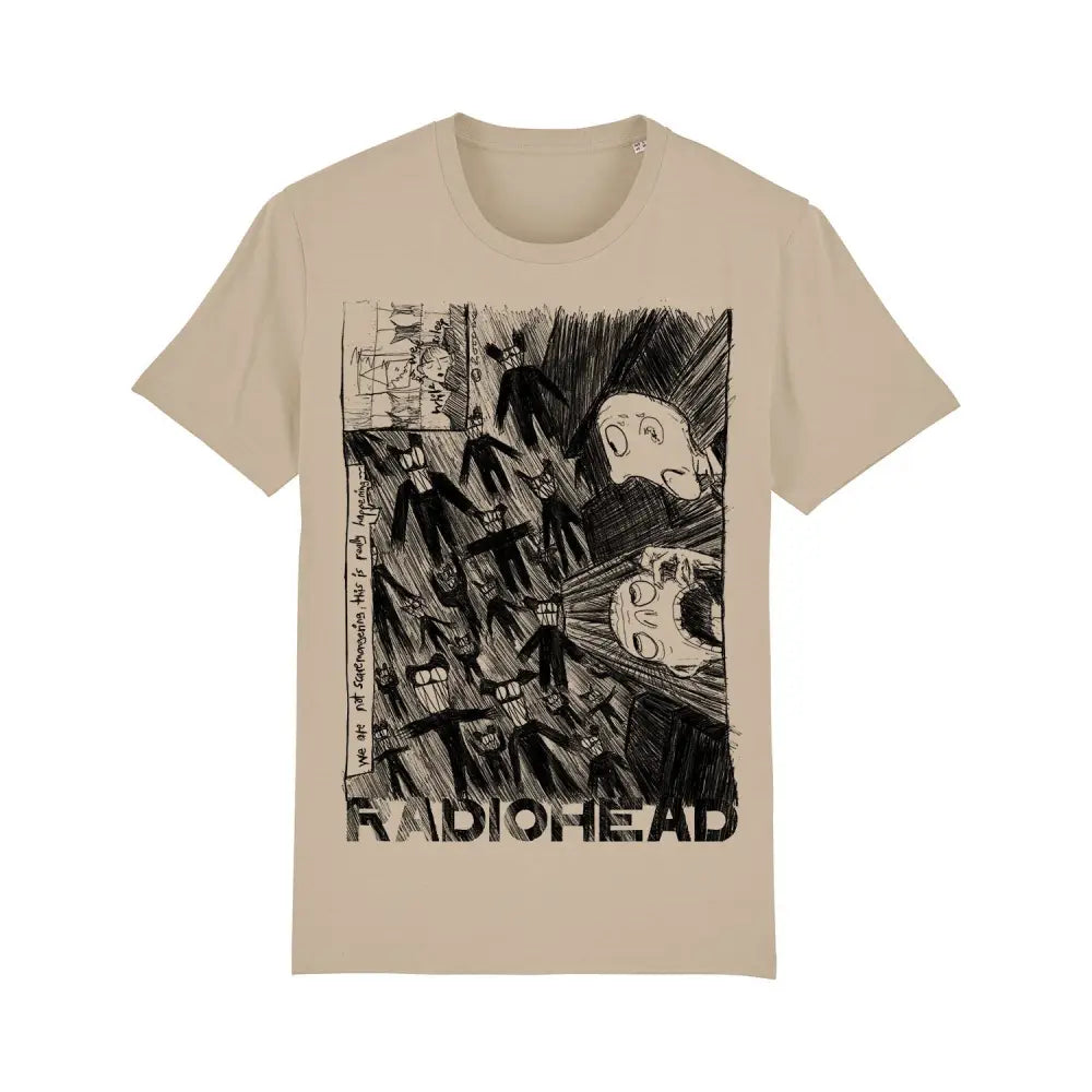 SCRIBBLE T-SHIRT - Desert Dust / X-Small - Misc