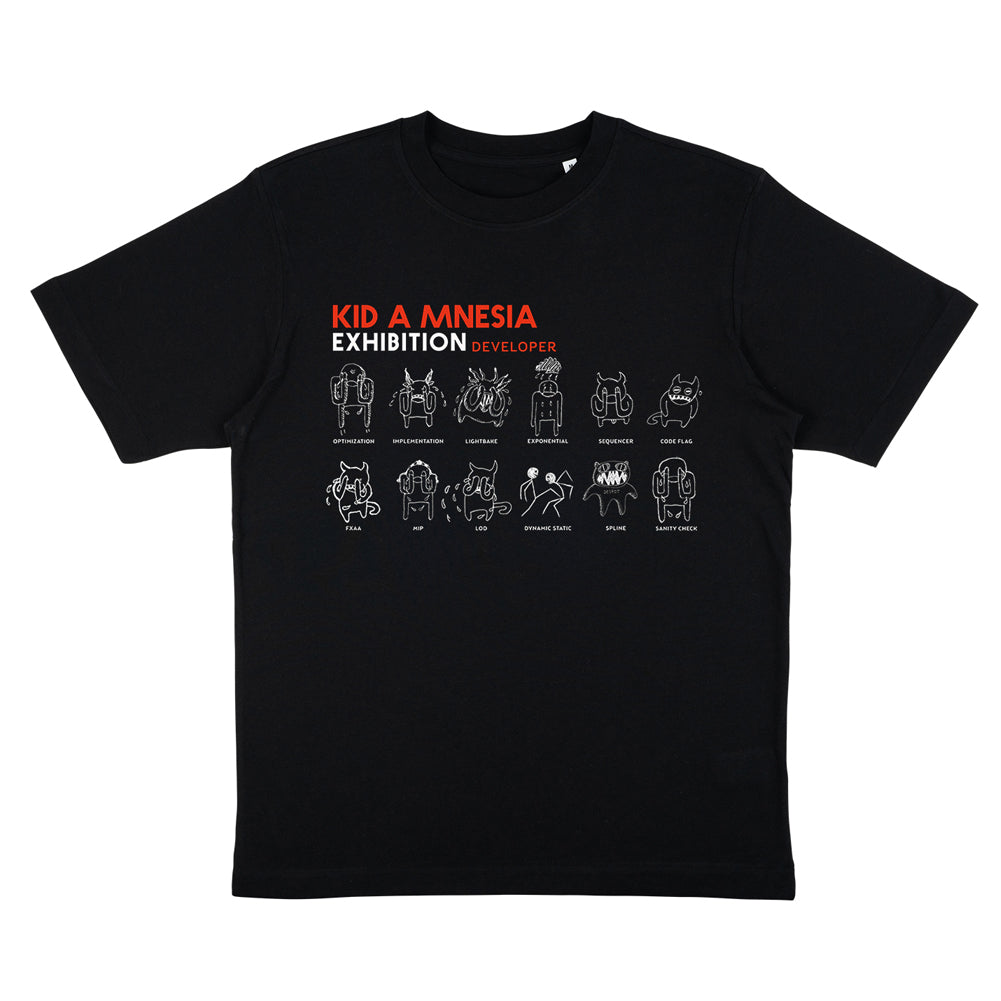 KID A MNESIA EXHIBITION DEVELOPER T-SHIRT