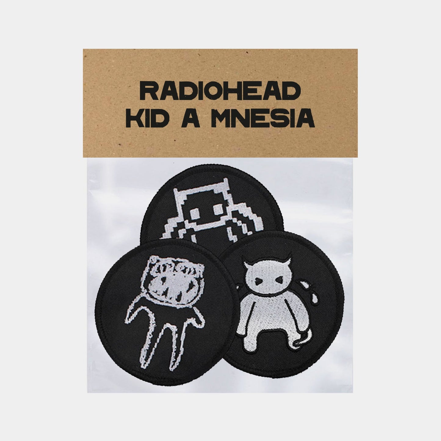 KID A MNESIA EMBROIDERED PATCH SET