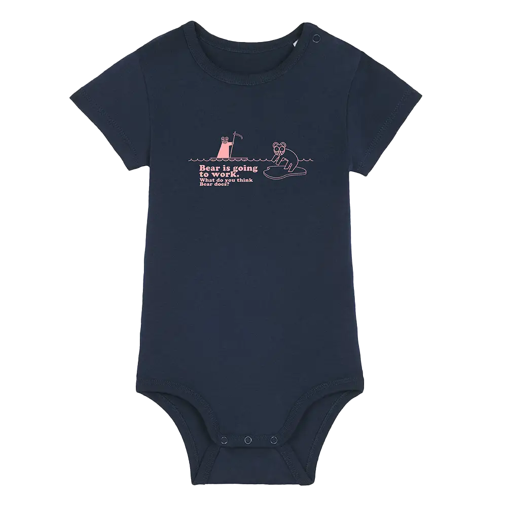 Bear Is Going to Work BabyGro - 0-3months / Navy