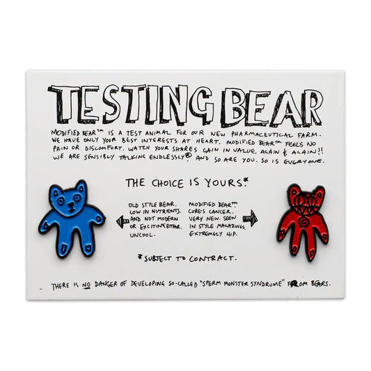 Bear Testing Badges Enamel Pin Set Other Merchandise