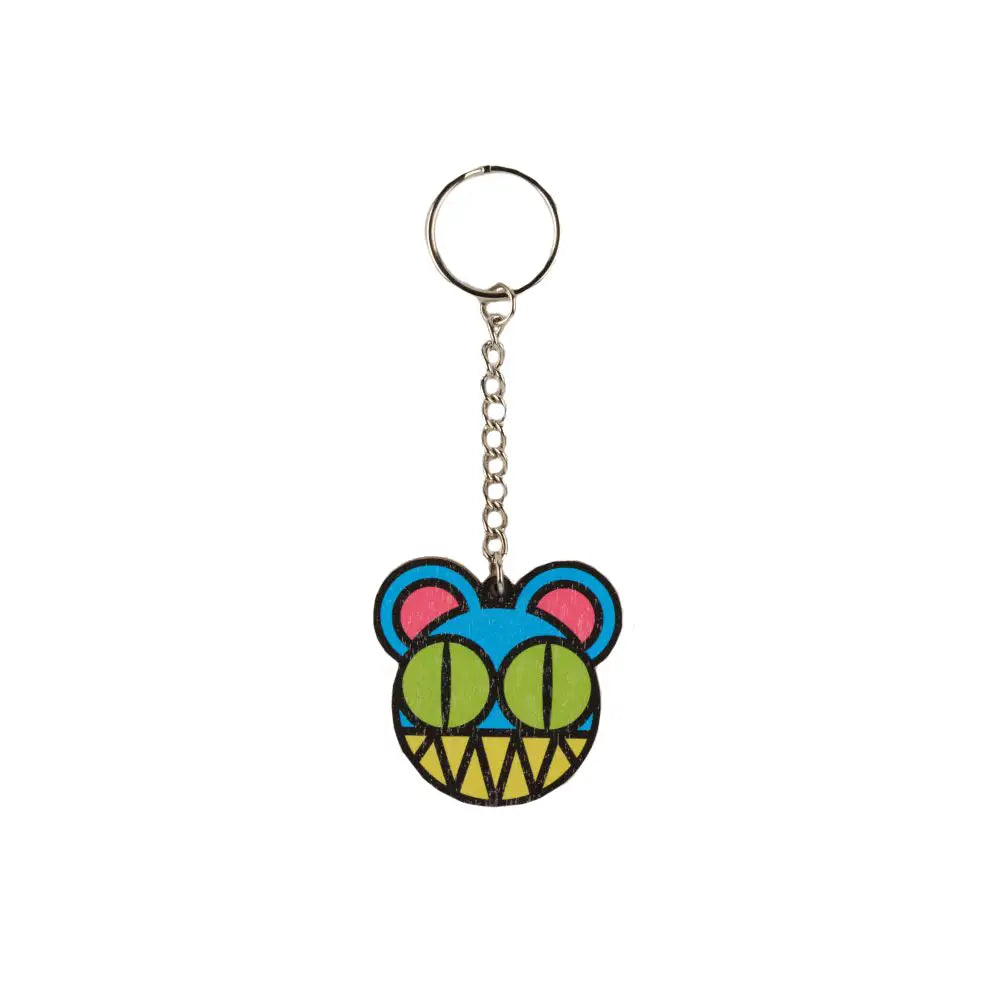 Bear Wooden Keyring
