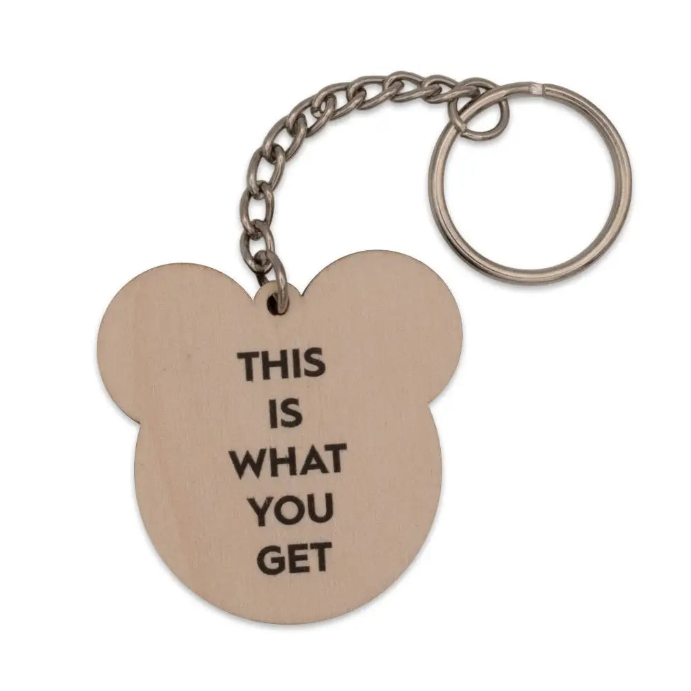 Bear Wooden Keyring