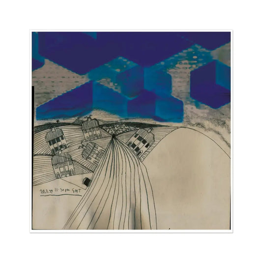 GMT Land BEING INVADED Pointy Fine Art Print - Fine art