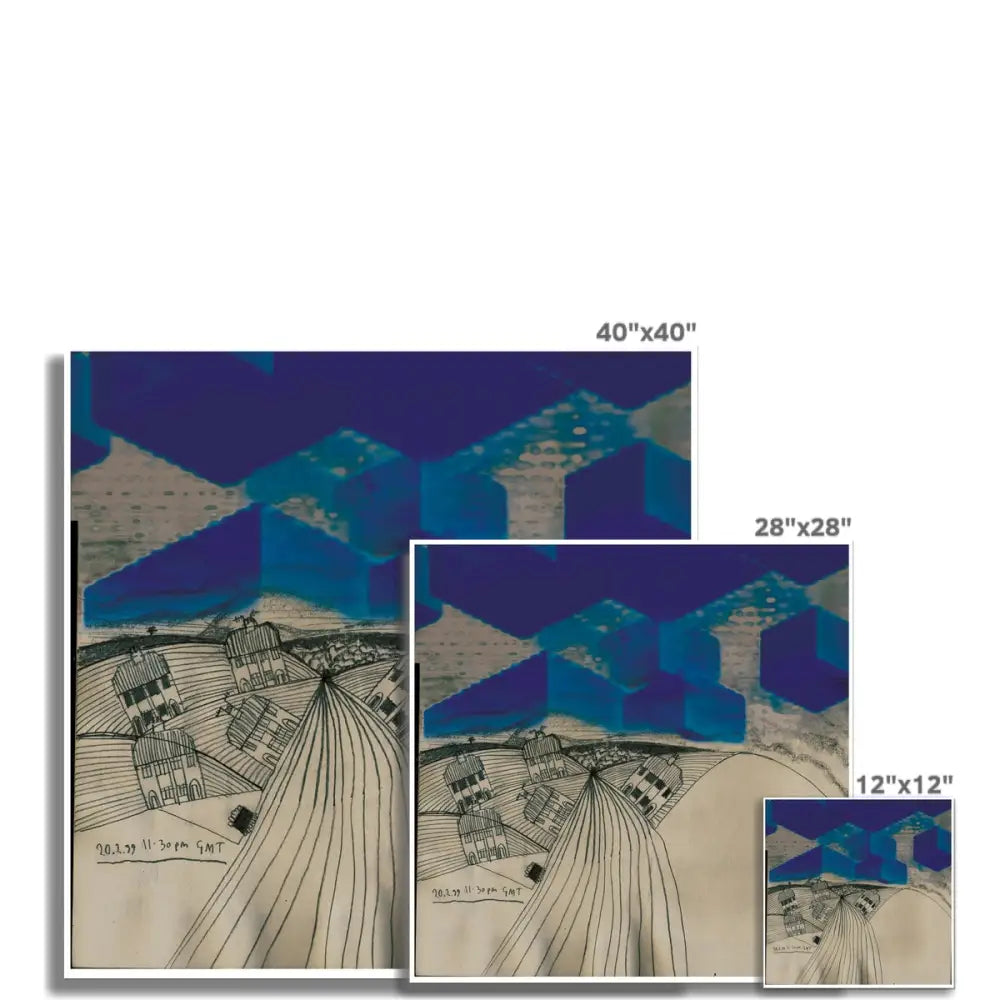 GMT Land BEING INVADED Pointy Fine Art Print