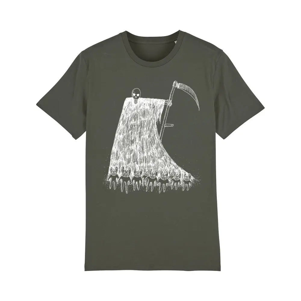 GRIM REAPER T-SHIRT - Khaki / X-Small - Misc