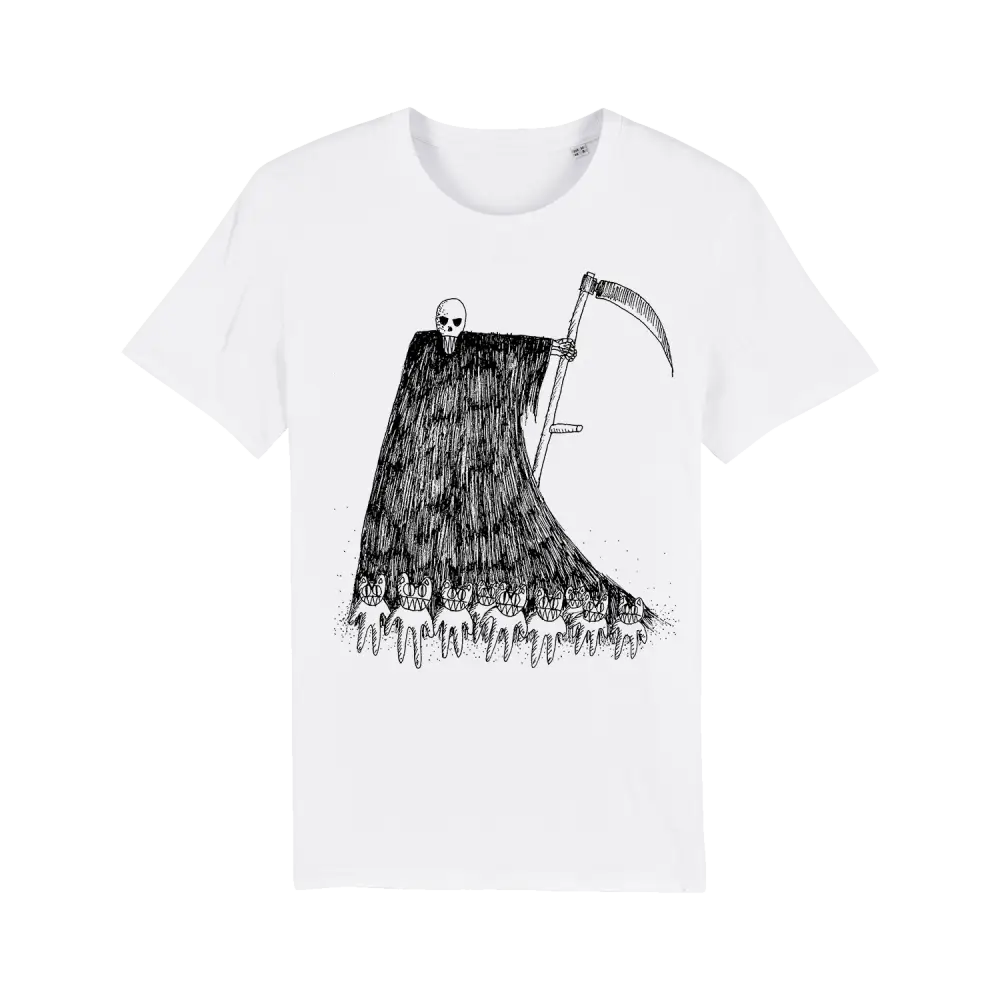 GRIM REAPER T-SHIRT - White / X-Small - Misc