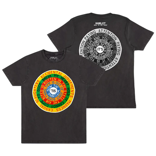 Hamlet Hail To The Thief Circles Design Black T-shirt - Other Merchandise