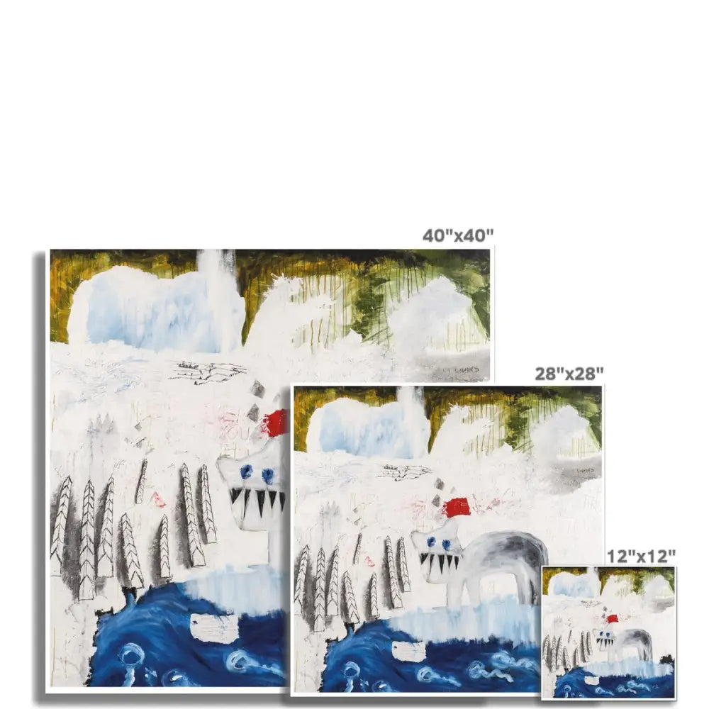 Ice Age Coming Fine Art Print - Fine art