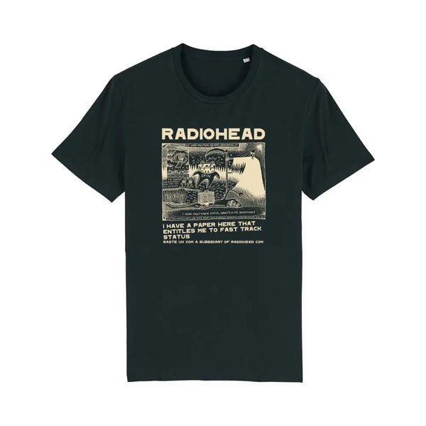 ICE CAPS T-SHIRT - W.A.S.T.E. Official Radiohead UK – W.A.S.T.E. UK