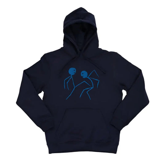 Kicking Navy Hoodie Other Merchandise
