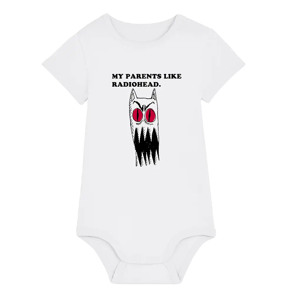 My Parents Like Radiohead BabyGro - 0-3months / White