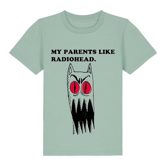 My Parents Like Radiohead Kids T-Shirt - 3-4YRS / Aloe