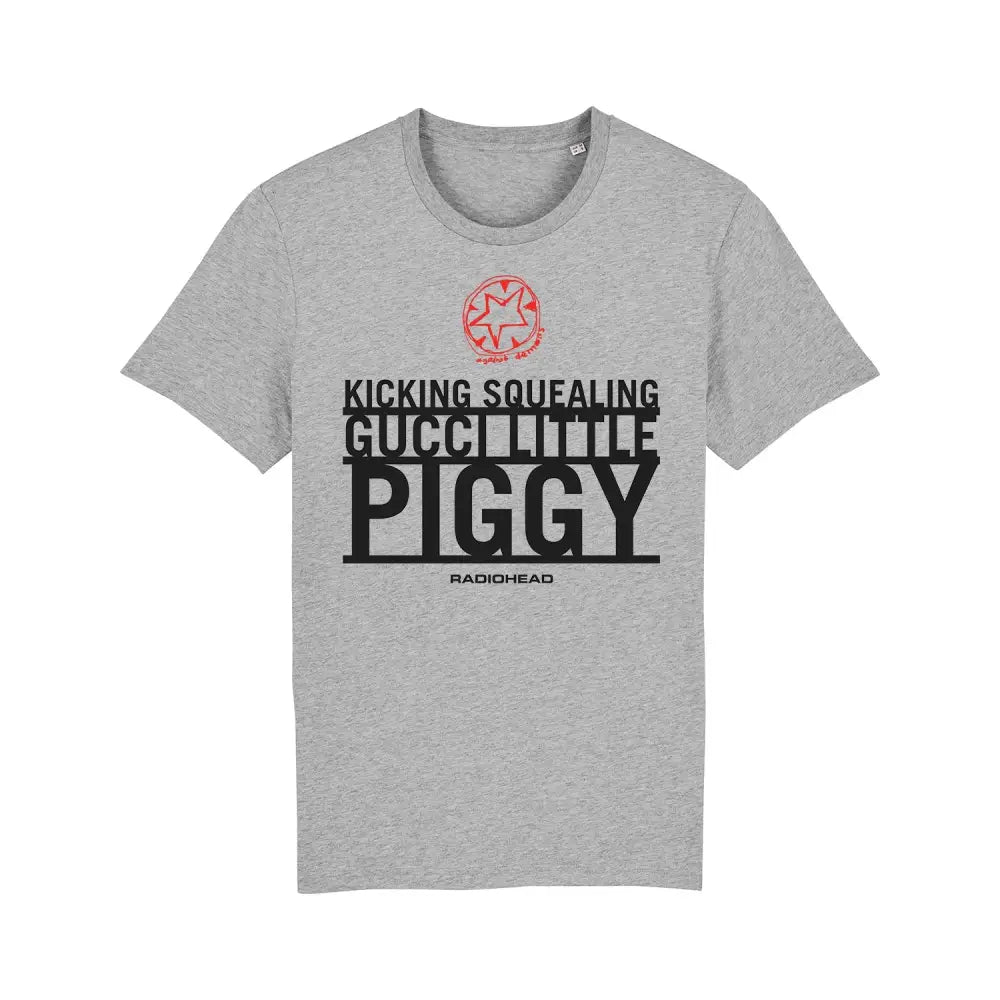 PIGGY T-SHIRT - Heather Grey / X-Small - Misc