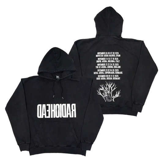 Radiohead 2025 Tour Black Hoodie - Other Merchandise
