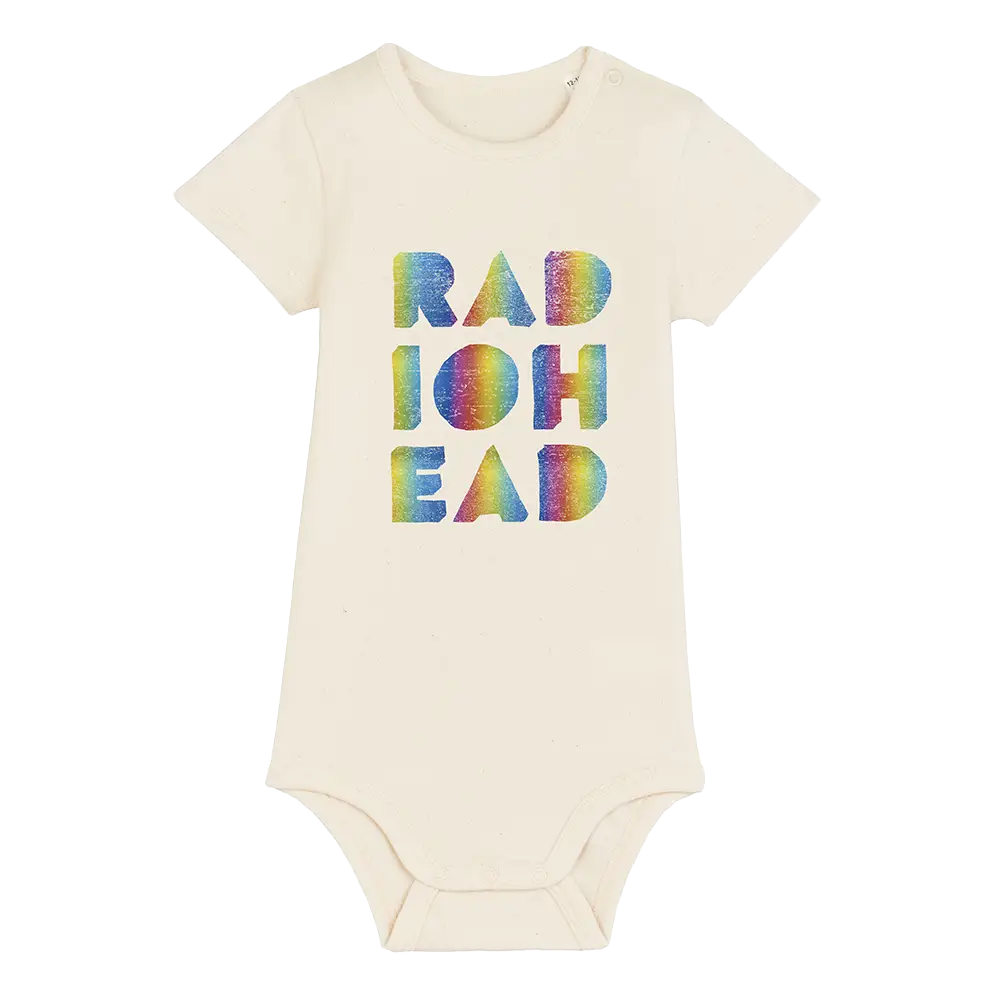 Rainbow Cut Out BabyGro - 0-3months / Natural