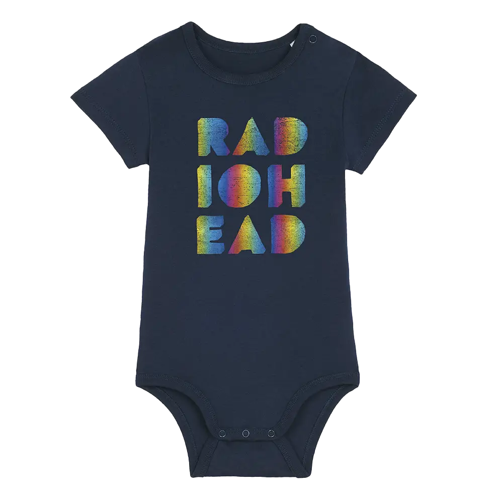 Rainbow Cut Out BabyGro - 0-3months / Navy