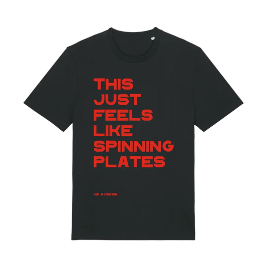 Spinning Plates Black T-Shirt - Other Merchandise