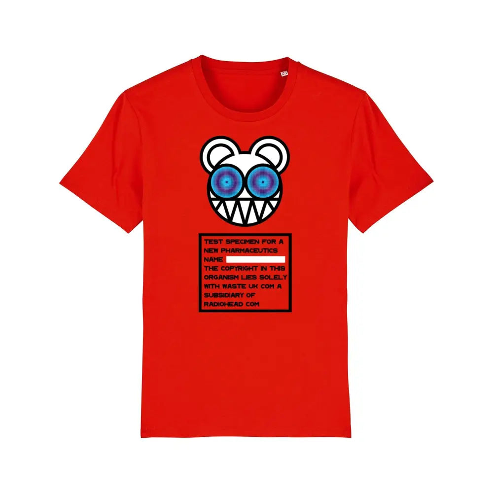 TEST SPECIMEN T-SHIRT - W.A.S.T.E. Official Radiohead