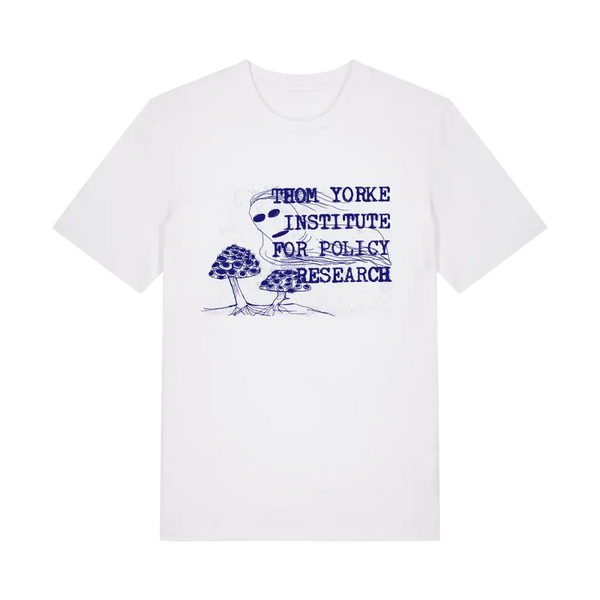 Thom Yorke Policy White T-Shirt POD - W.A.S.T.E. – W.A.S.T.E. UK