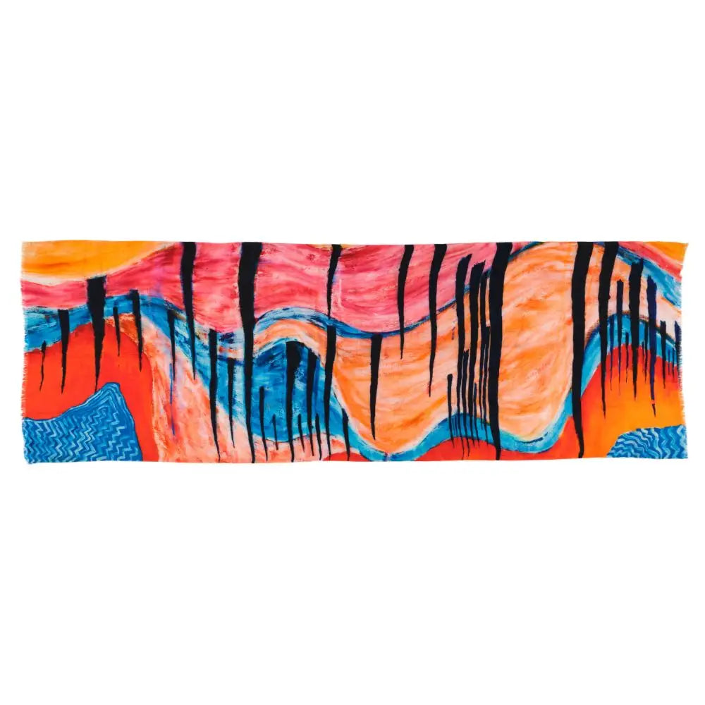 Wall of Eyes Silk & Wool Mix Scarf - Other Merchandise