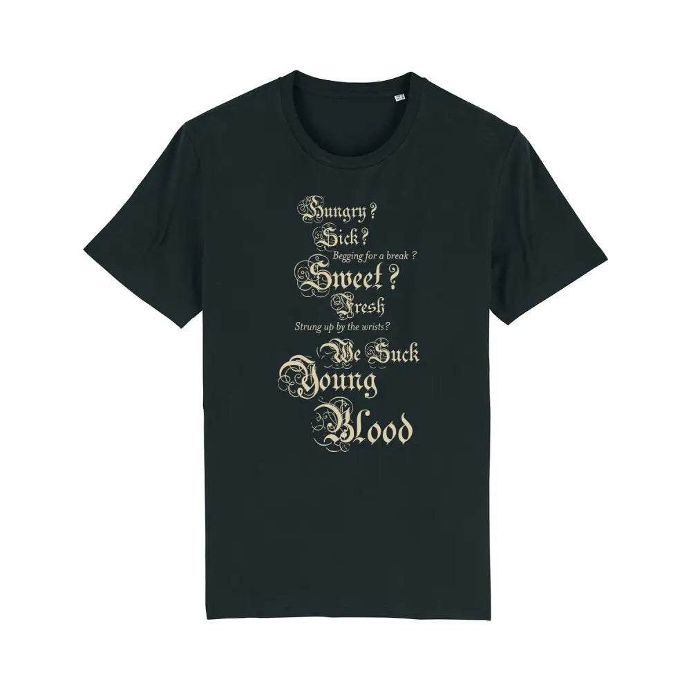 WE SUCK YOUNG BLOOD T-SHIRT - Black / X-Small - Misc