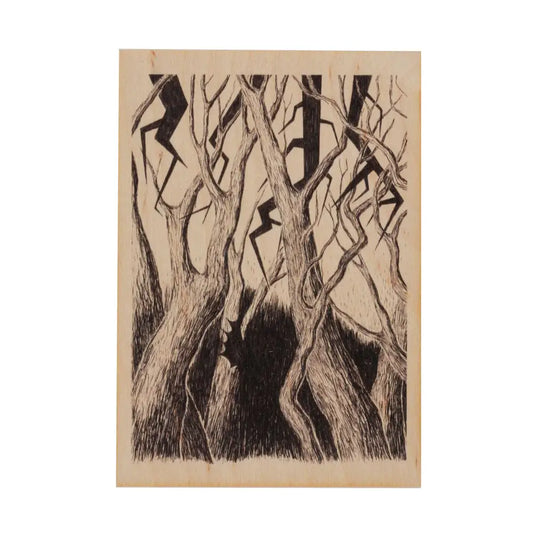 Wooden Postcard Bad Woods 1 Other Merchandise