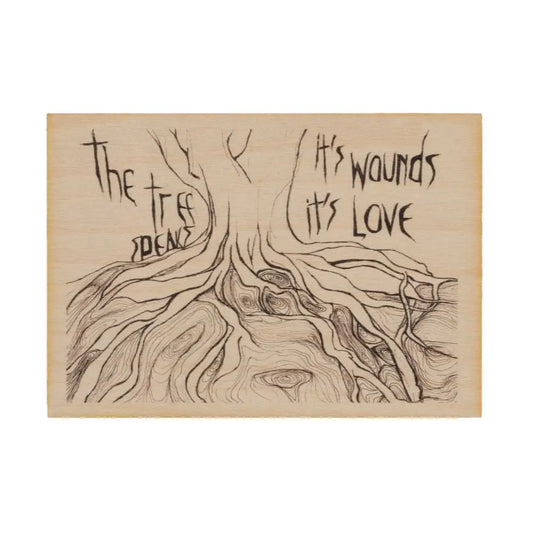 Wooden Postcard Wounds Other Merchandise
